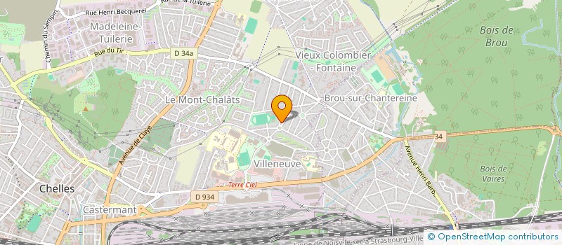 localisation de l'entreprise MONSIEUR ANTONIN MAGREZ  CHELLES