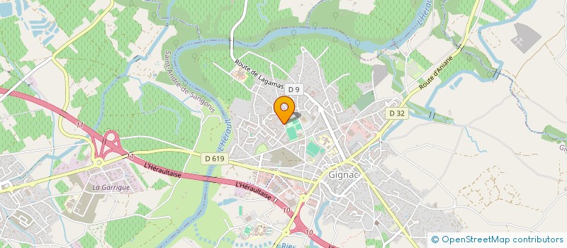 localisation de l'entreprise MONSIEUR ANTONIN MAILLET  GIGNAC