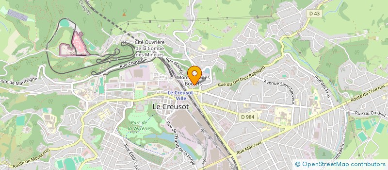 localisation de l'entreprise MONSIEUR ANTONIN MAITREPIERRE  LE CREUSOT