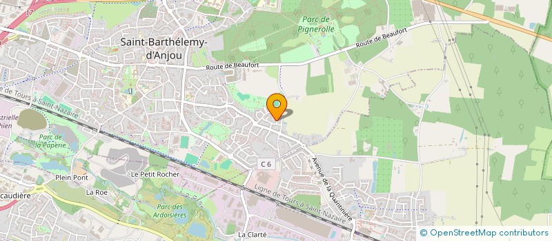 localisation de l'entreprise MONSIEUR ANTONIN MALHERBE à SAINT-BARTHELEMY-D'ANJOU