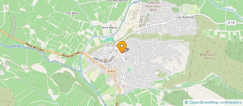 localisation de l'entreprise MONSIEUR ANTONIN MARTY  PIERREFEU-DU-VAR