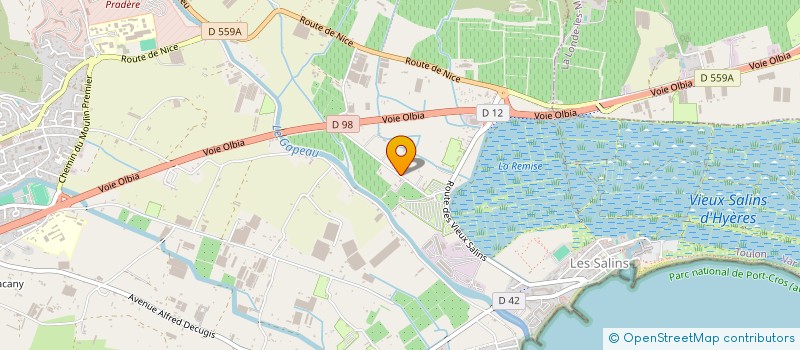 localisation de l'entreprise MONSIEUR ANTONIN MATTIO  HYERES