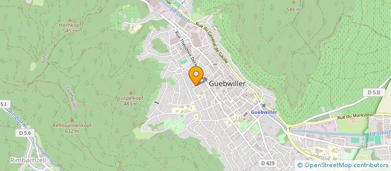 localisation de l'entreprise MONSIEUR ANTONIN MECHLER  GUEBWILLER