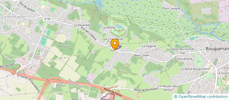 localisation de l'entreprise MONSIEUR ANTONIN MERLET à BOUGUENAIS