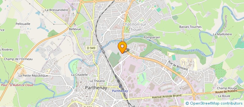 localisation de l'entreprise MONSIEUR ANTONIN MESPLET à PARTHENAY