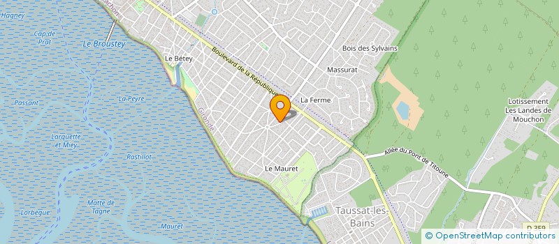 localisation de l'entreprise MONSIEUR ANTONIN MICHEL  ANDERNOS-LES-BAINS