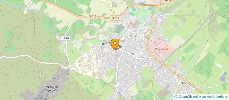 localisation de l'entreprise MONSIEUR ANTONIN MIQUEL  THUIR