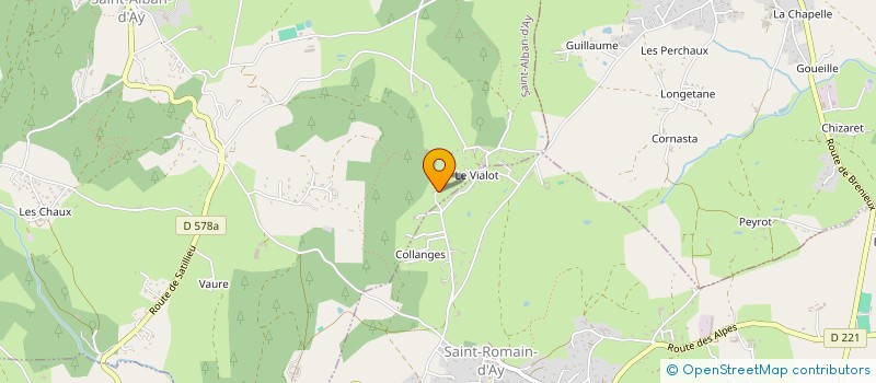 localisation de l'entreprise MONSIEUR ANTONIN MONCHAL  SAINT-ALBAN-D'AY