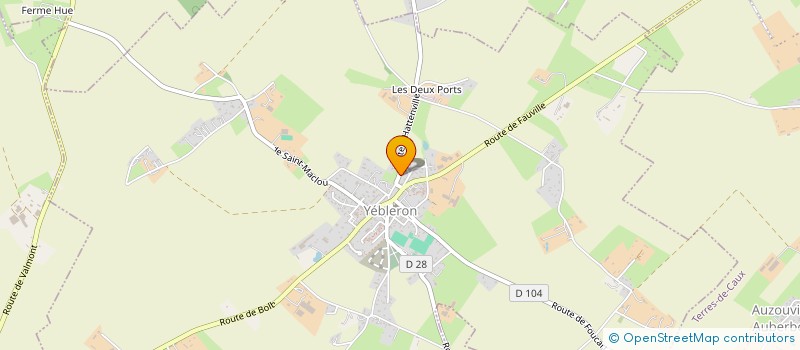 localisation de l'entreprise MONSIEUR ANTONIN MONVILLE  YEBLERON