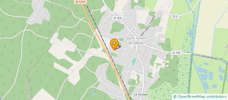 localisation de l'entreprise MONSIEUR ANTONIN MOREAU  SAINT-VIVIEN-DE-MEDOC