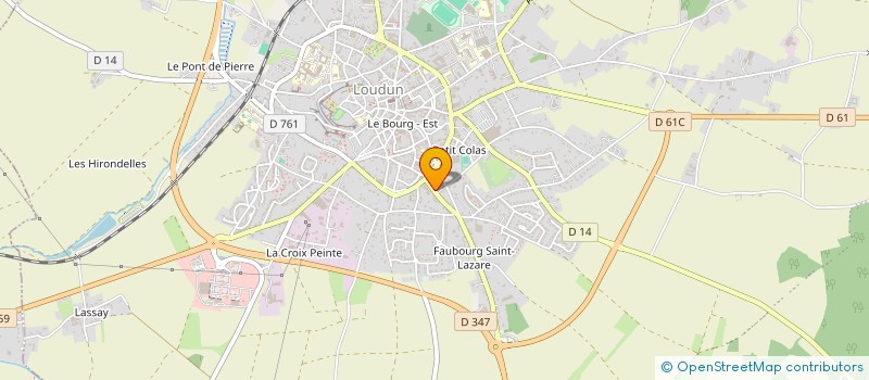 localisation de l'entreprise MONSIEUR ANTONIN MORVAN  LOUDUN