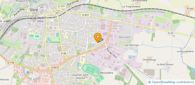 localisation de l'entreprise MONSIEUR ANTONIN MOUTOUSSAMY à VITRE