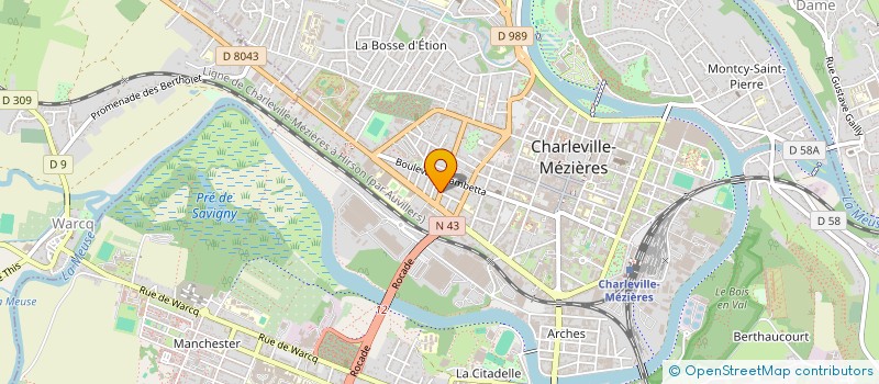 localisation de l'entreprise MONSIEUR ANTONIN NAMECHE  CHARLEVILLE-MEZIERES