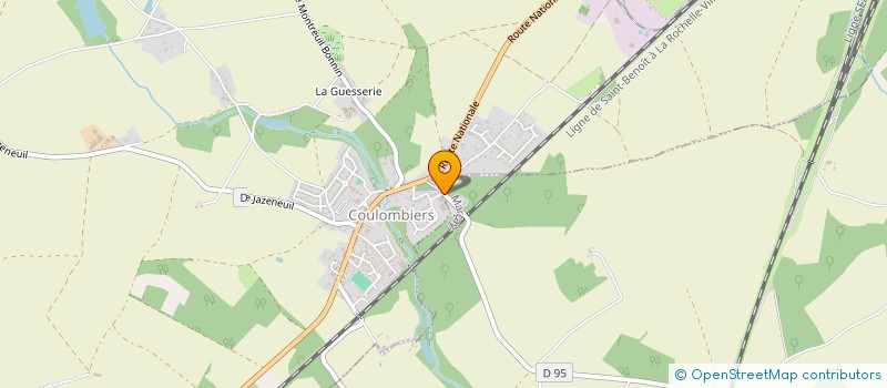 localisation de l'entreprise MONSIEUR ANTONIN NAUD  CELLE-L'EVESCAULT