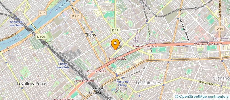 localisation de l'entreprise MONSIEUR ANTONIN OULION à CLICHY