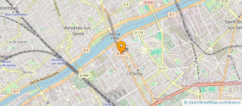 localisation de l'entreprise MONSIEUR ANTONIN PEPIN à CLICHY