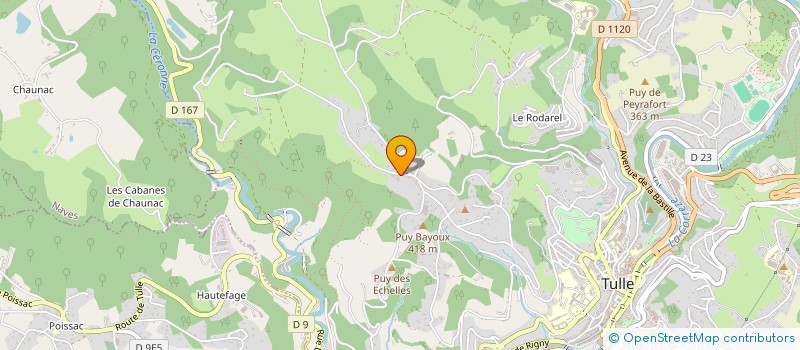 localisation de l'entreprise MONSIEUR ANTONIN PERENNES  TULLE