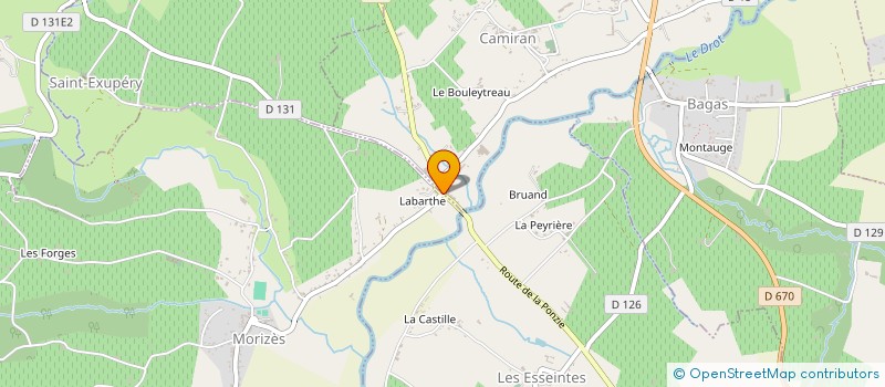 localisation de l'entreprise MONSIEUR ANTONIN PERRAULT  CAMIRAN