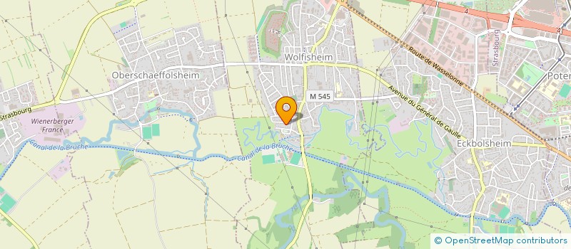 localisation de l'entreprise MONSIEUR ANTONIN PFISTNER  WOLFISHEIM
