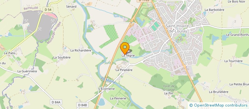 localisation de l'entreprise MONSIEUR ANTONIN POIRON à MONTAIGU-VENDEE