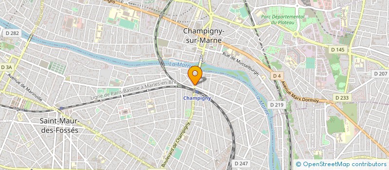 localisation de l'entreprise MONSIEUR ANTONIN POUDEVIGNE  SAINT-MAUR-DES-FOSSES