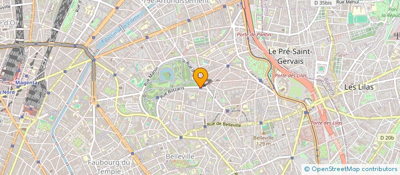 localisation de l'entreprise MONSIEUR ANTONIN POUPART  PARIS