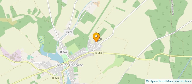 localisation de l'entreprise MONSIEUR ANTONIN RAGEY  FONTAINE-FRANCAISE