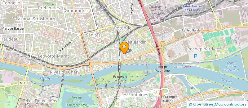 localisation de l'entreprise MONSIEUR ANTONIN RESSAULT  TOURS