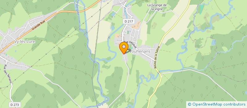 localisation de l'entreprise MONSIEUR ANTONIN RICARD  VOUHENANS