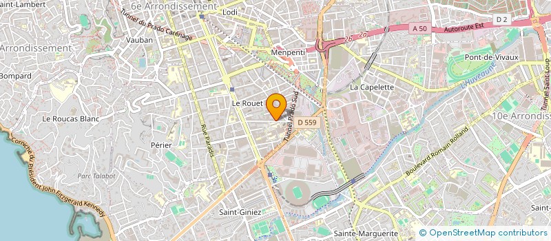 localisation de l'entreprise MONSIEUR ANTONIN ROUX à MARSEILLE