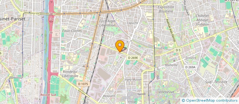 localisation de l'entreprise MONSIEUR ANTONIN ROZAND  GRENOBLE