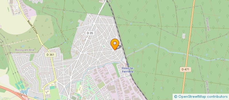 localisation de l'entreprise MONSIEUR ANTONIN SILANDRE  OZOIR-LA-FERRIERE