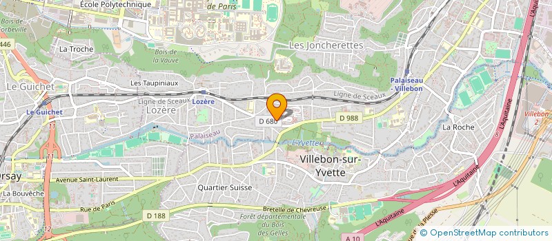localisation de l'entreprise MONSIEUR ANTONIN THIROT à PALAISEAU