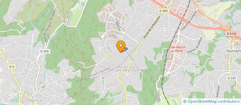 localisation de l'entreprise MONSIEUR ANTONIN TRAMONTIN à MOUANS-SARTOUX