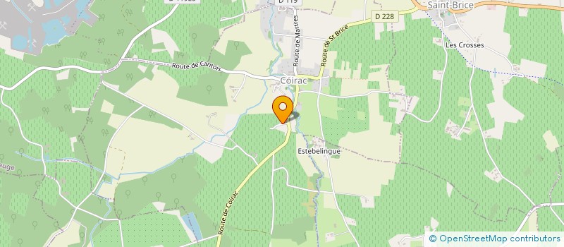 localisation de l'entreprise MONSIEUR ANTONIN VANSTEENKISTE  COIRAC