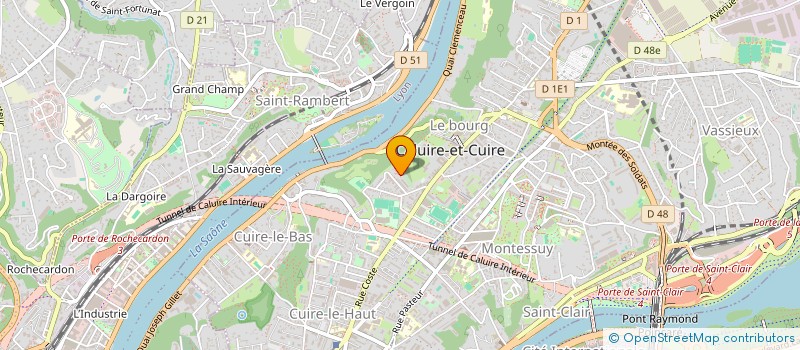localisation de l'entreprise MONSIEUR ANTONIN VIDART à CALUIRE-ET-CUIRE