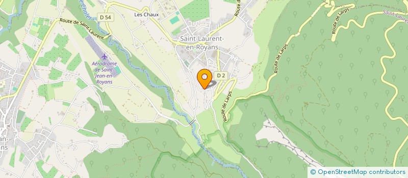 localisation de l'entreprise MONSIEUR ANTONIN YBANEZ  SAINT-LAURENT-EN-ROYANS