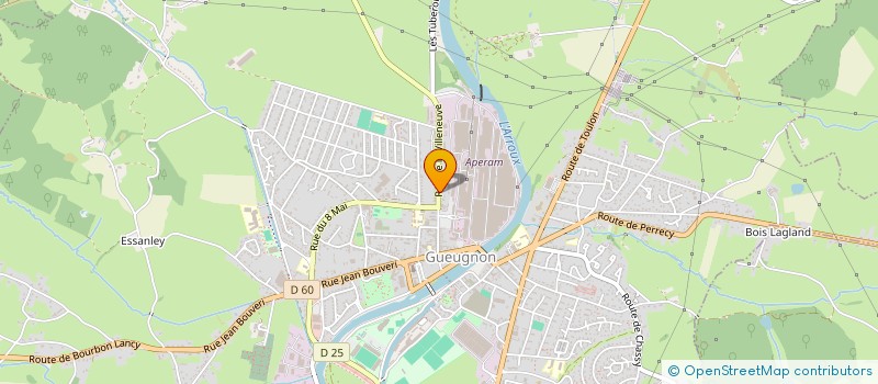 localisation de l'entreprise MONSIEUR ANTONINO BORRUTO à GUEUGNON