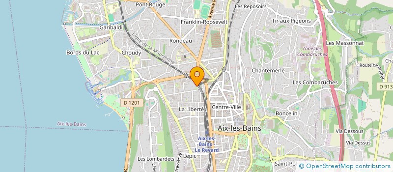 localisation de l'entreprise MONSIEUR ANTONINO CACCIATORE à AIX-LES-BAINS
