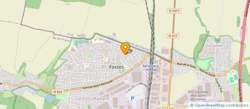 localisation de l'entreprise MONSIEUR ANTONINO CACCIOLA  FOSSES