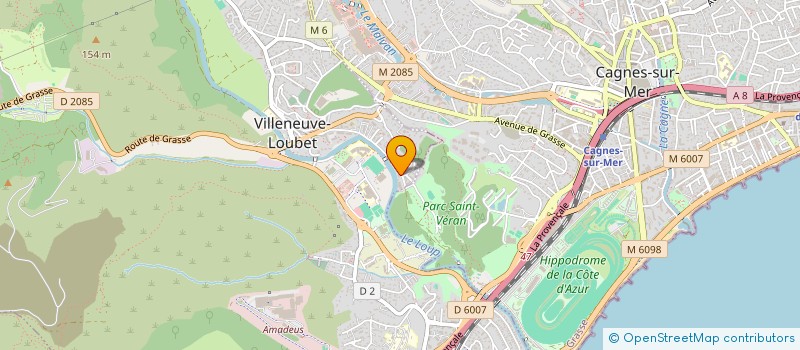 localisation de l'entreprise MONSIEUR ANTONINO CAMPANELLA  VILLENEUVE-LOUBET