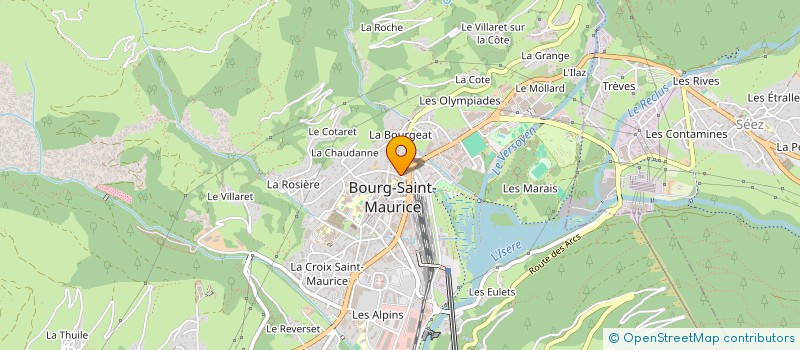 localisation de l'entreprise MONSIEUR ANTONINO COGONI  BOURG-SAINT-MAURICE