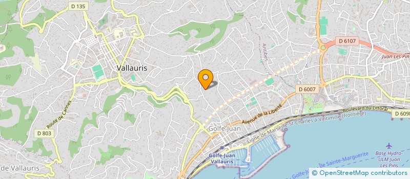 localisation de l'entreprise MONSIEUR ANTONINO GAGLIOTI à VALLAURIS