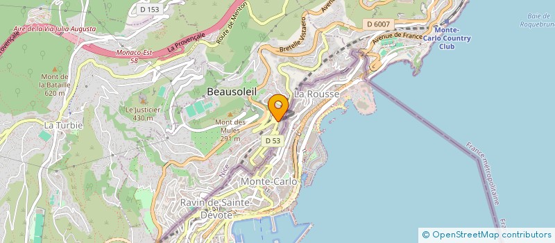 localisation de l'entreprise MONSIEUR ANTONINO GIBALDI  BEAUSOLEIL