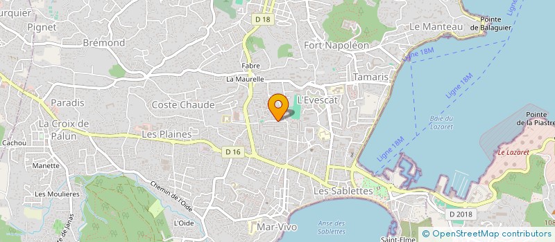 localisation de l'entreprise MONSIEUR ANTONINO ORLANDO  LA SEYNE-SUR-MER