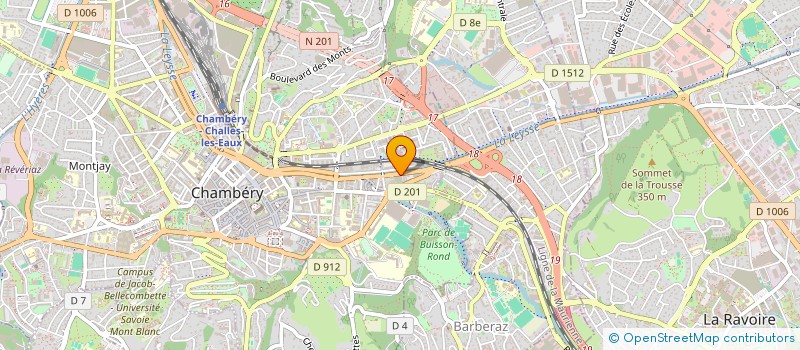 localisation de l'entreprise MONSIEUR ANTONIO ABREU DE ALMEIDA  CHAMBERY