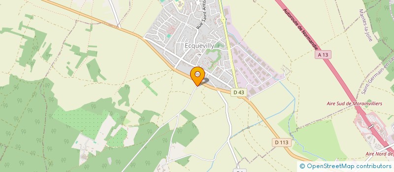 localisation de l'entreprise MONSIEUR ANTONIO AFONSO  ECQUEVILLY