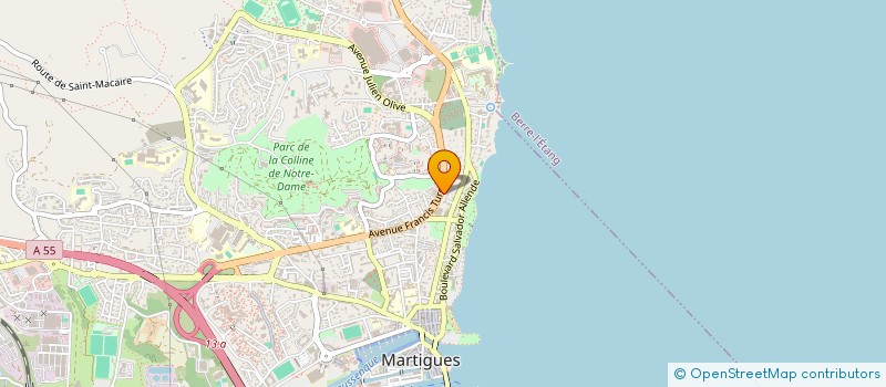 localisation de l'entreprise MONSIEUR ANTONIO AGNIFILI à MARTIGUES
