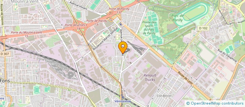 localisation de l'entreprise MONSIEUR ANTONIO AGOUMAR EL GADA  VENISSIEUX