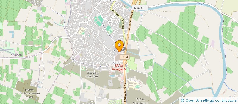localisation de l'entreprise MONSIEUR ANTONIO AGREIRA à SERIGNAN